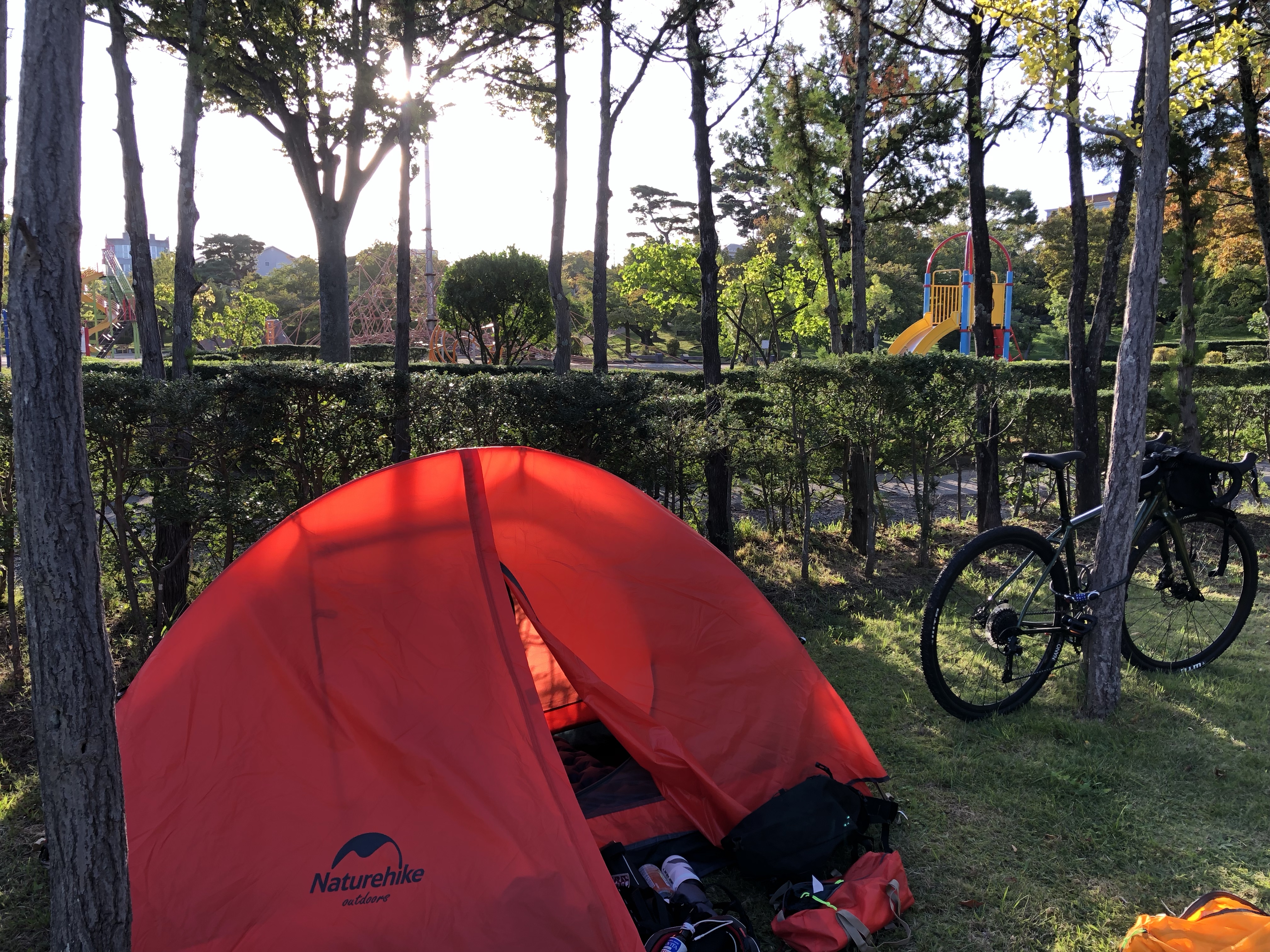 Naturehike １０日間のキャンプツーリングを快適に過ごせたコスパ最強テント ネイチャーハイク サイクリングテント ガクヒトblog